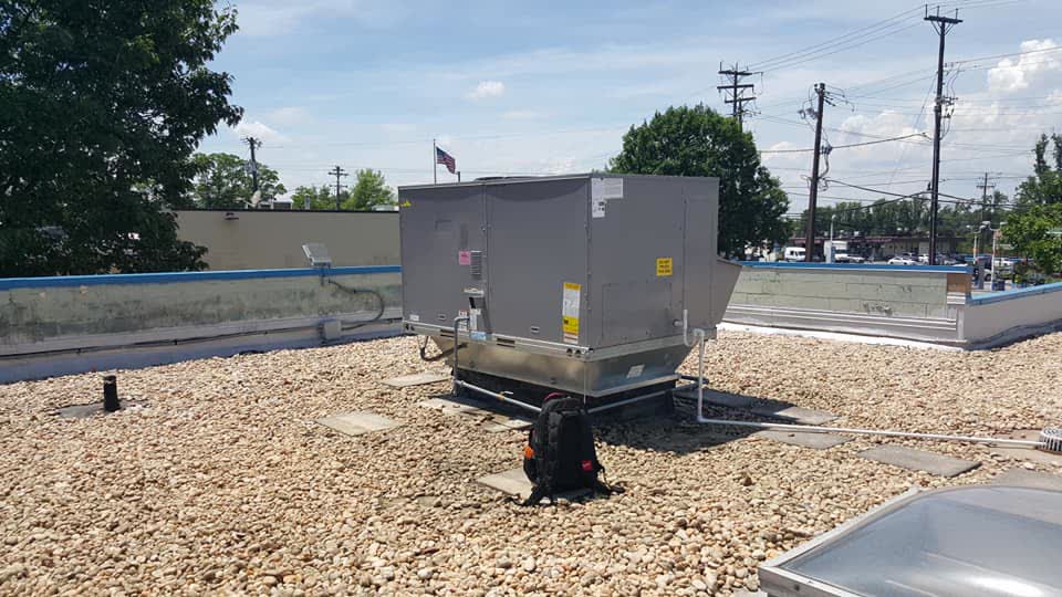Rooftop unit install